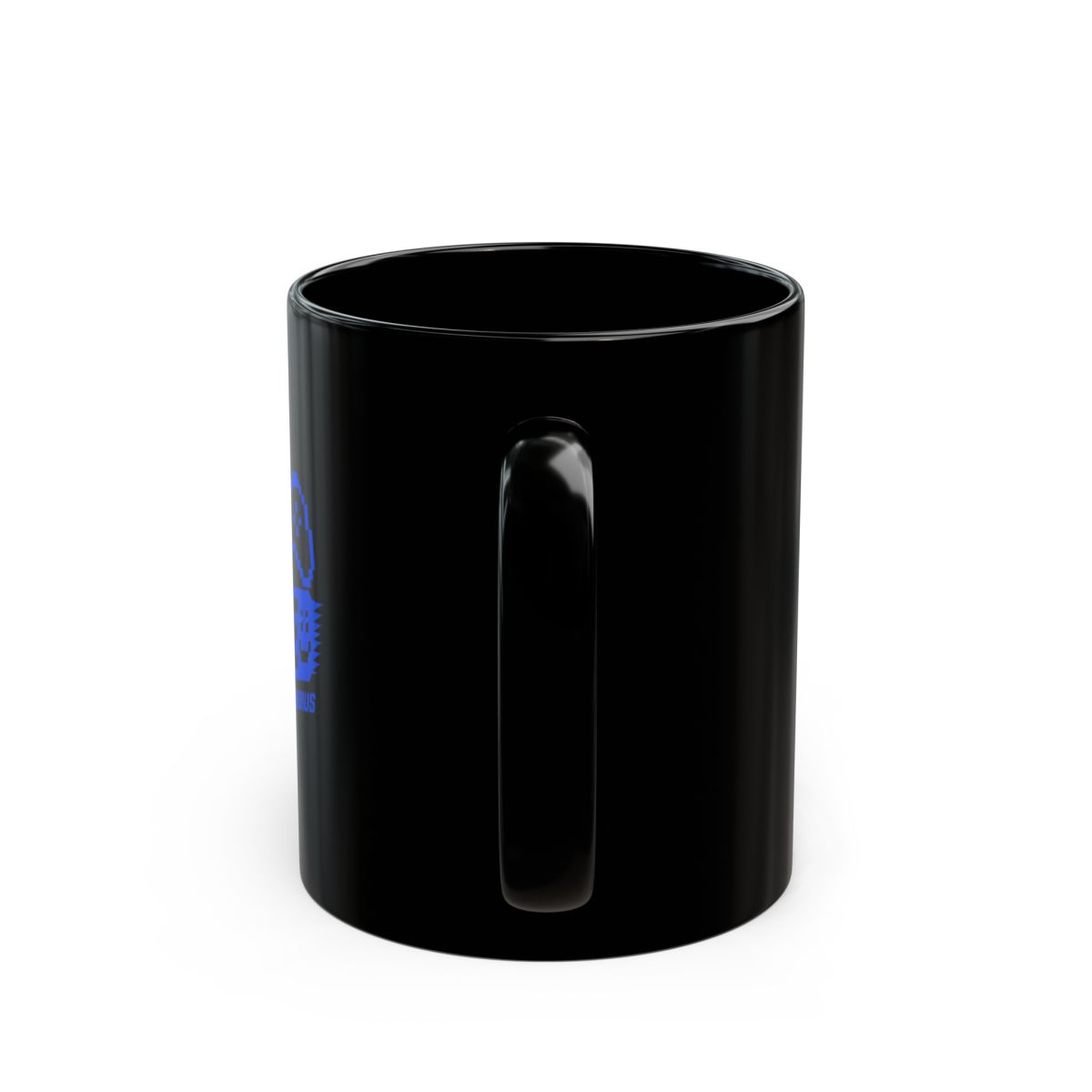 Rubius "Like si sobreviviste 🎮" Black Mug - alternate angle 3, merchandise