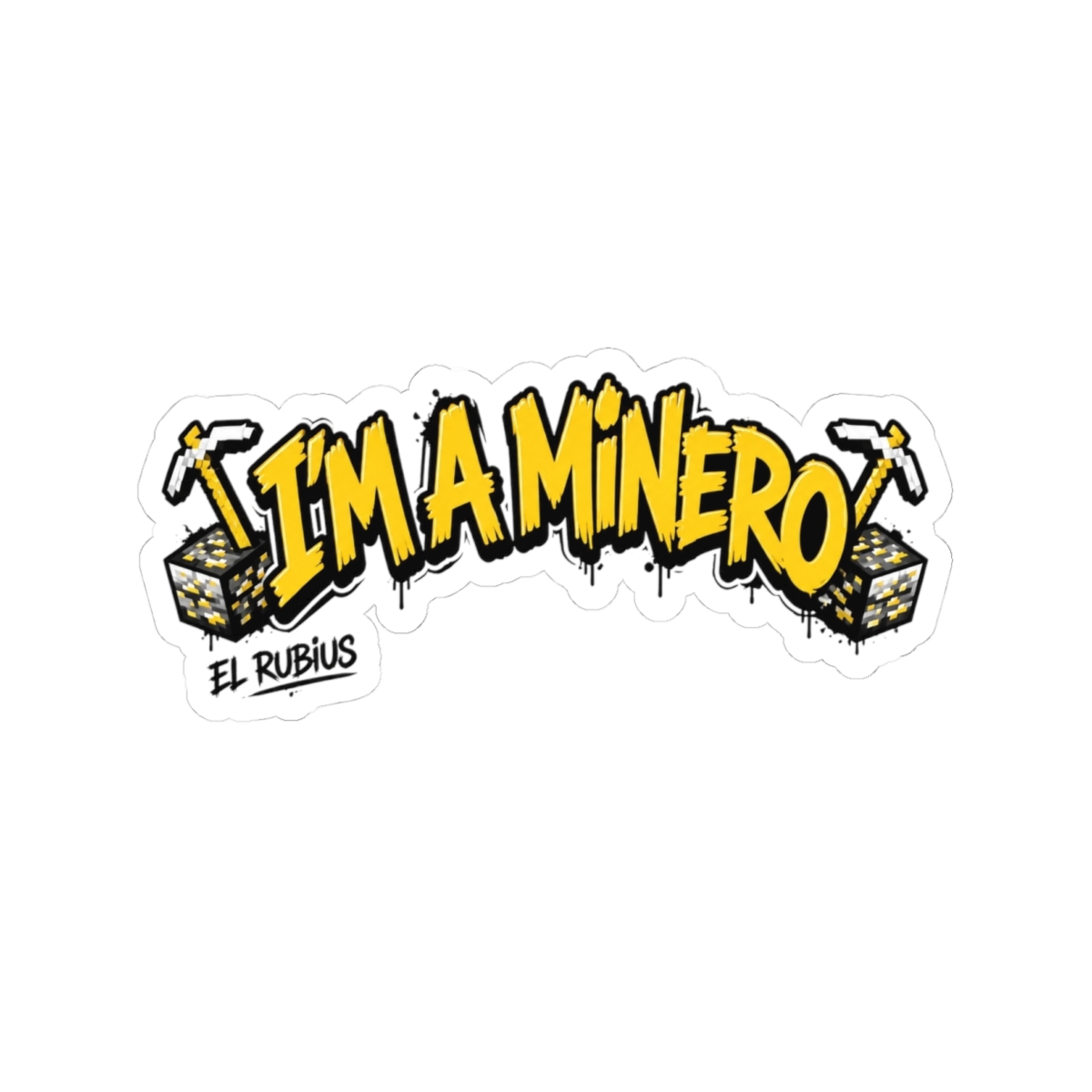 Rubius "m a Minero" Sticker