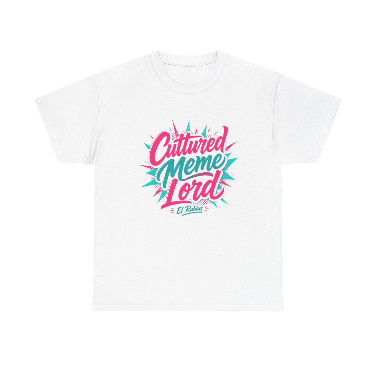 Rubius "Cultured Meme Lord" Unisex Tee - alternate angle 3, merchandise