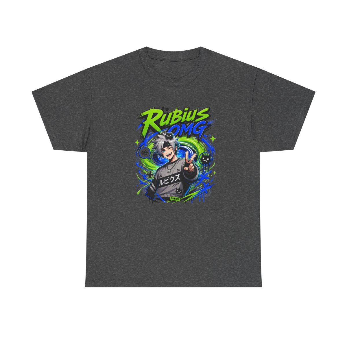 Rubius "VTuber avatar" Unisex Tee - alternate angle 3, merchandise