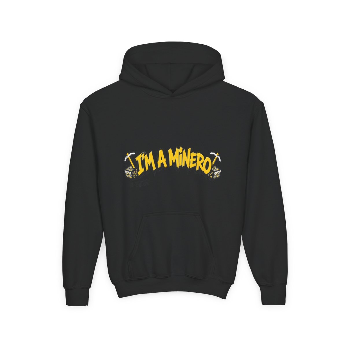 Rubius "m a Minero" Kids Hoodie - alternate angle 2, merchandise