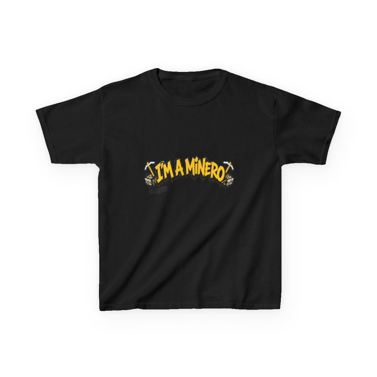 Rubius "m a Minero" Unisex Kids Tee - alternate angle 2, merchandise